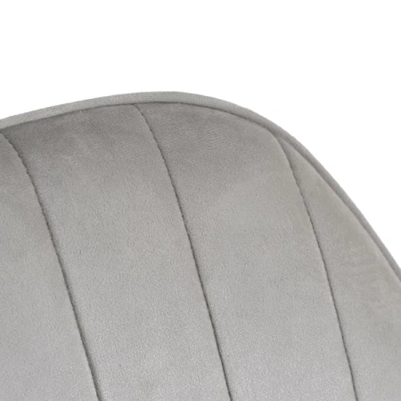 Fotel Obrotowy TOM Szary Welurowy