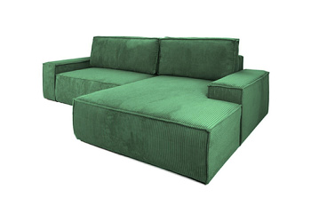 Narożnik PILLOW M prawy z funkcją spania  zielony