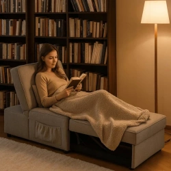 Fotel IBERIS 80 cm Szary