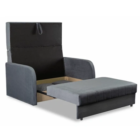 Fotel Do Spania Dwuosobowy VERO 2 Szary