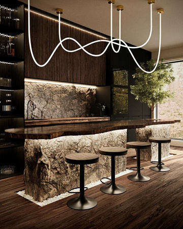 MOOSEE lampa wisząca LASSO 300 Smart      złota