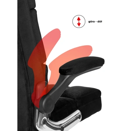 Fotel Obrotowy LONDON Czarny