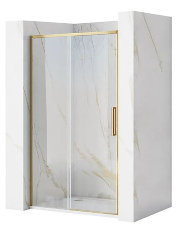 DRZWI PRYSZNICOWE RAPID SLIDE BRUSH GOLD 160