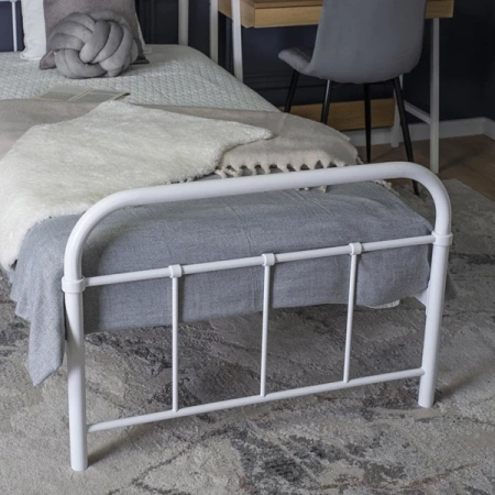 Łóżko 90x200 cm PABLO Białe