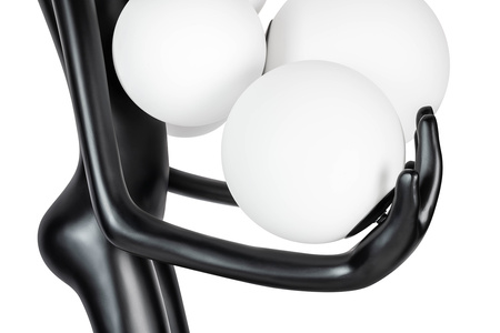 MOOSEE lampa podłogowa HUMAN PREMIUM -    włókno szklane, szkło