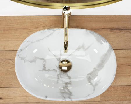 UMYWALKA AMELIA 48 MARMO SHINY - NABLATOWA