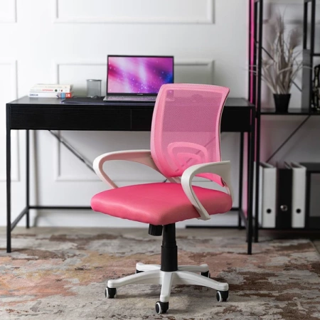 Fotel Obrotowy NATE Różowy