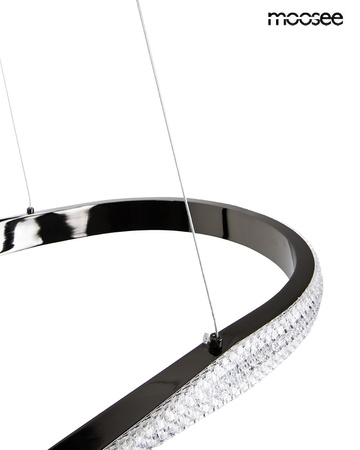 MOOSEE lampa wisząca ANILLO 120 czarna
