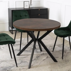 Stół LUGO 90-190 cm Dąb Rustykalny/Czarny