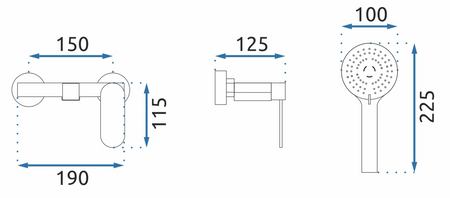 BATERIA WANNOWA JS-620903B BERG CZARNA