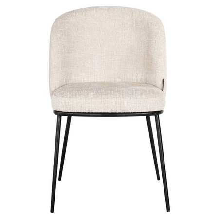 RICHMOND krzesło ELVI beżowe - trudnopalne