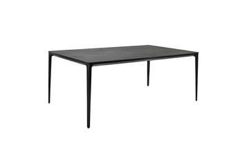 Stół SLIM 140x80 czarny - ceramiczny      marmur, aluminium