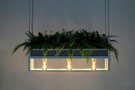 MOOSEE lampa wisząca / kwietnik SEMIRA    100 INDUSTRIAL biała