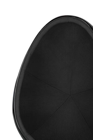 Fotel OVALIA BLACK czarny - włókno        szklane, metal