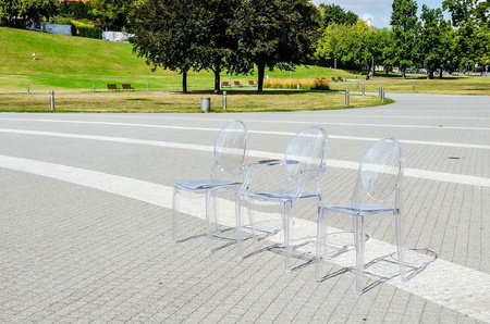 Krzesło ELIZABETH transparentne -  poliwęglan