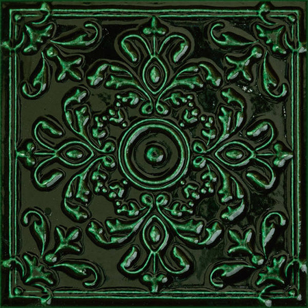 Tubądzin Tinta Green Dekor 14,8x14,8