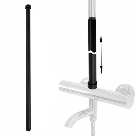 PRZEDŁUŻKA 60cm DO ZESTAWU CZARNY