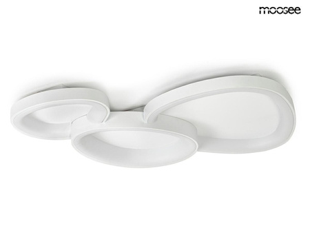 MOOSEE lampa sufitowa / plafon CELLS 3    biała