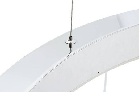 Lampa wisząca RING 60 srebrna - LED, stal polerowana