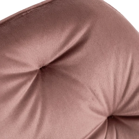 Fotel Obrotowy KONOR Różowy Welurowy