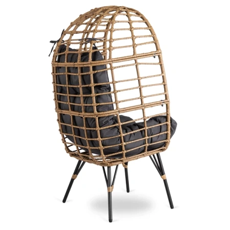 Fotel Ogrodowy Wypoczynkowy MADISON Szary