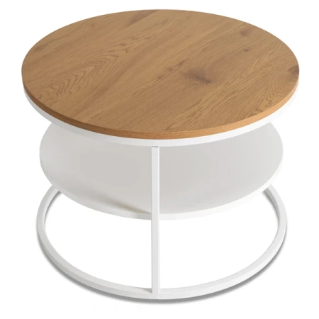 Stolik BEST Dąb/Biały