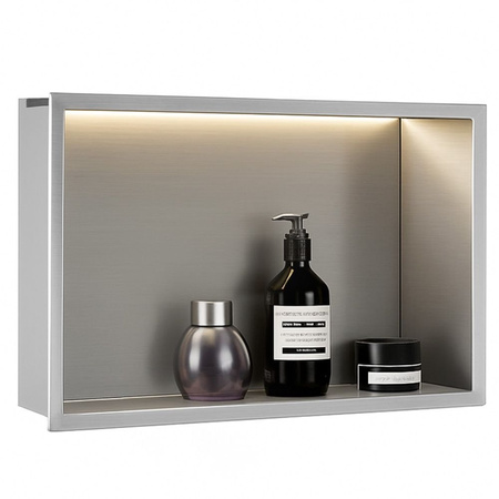 PÓŁKA WNĘKOWA LED 30x45x10 cm BRUSH