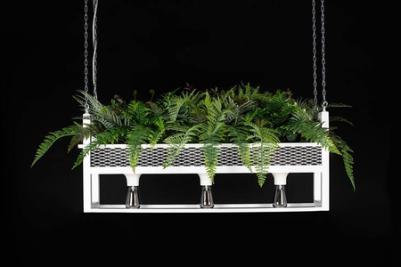 MOOSEE lampa wisząca / kwietnik SEMIRA    100 INDUSTRIAL biała