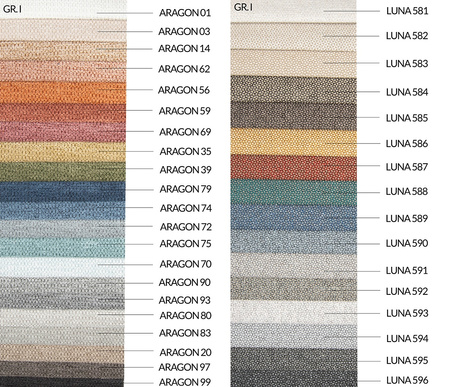 Narożnik PILLOW C2 120 z funkcją spania - I grupa tkanin