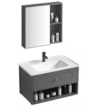 ZESTAW MEBLI ŁAZIENKOWYCH RIVER 60 GREY