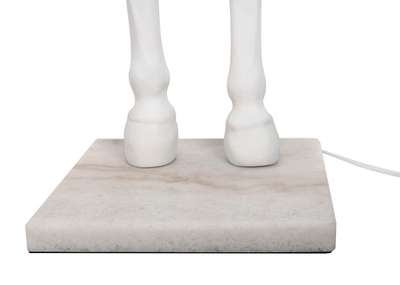 MOOSEE lampa podłogowa KOŃ HORSE STAND    S biała - włókno szklane