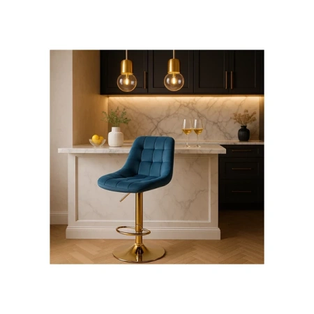 Hoker ARCOS Niebieski Welurowy