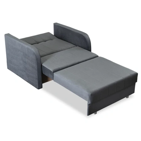 Fotel Do Spania Jednoosobowy VERO Szary