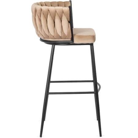 Hoker FLORES Beżowy Welurowy