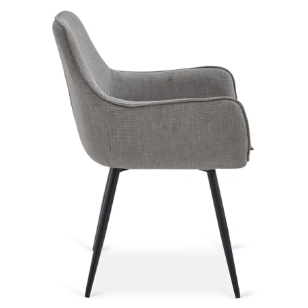 Krzesło EDRICK Tkanina Szare