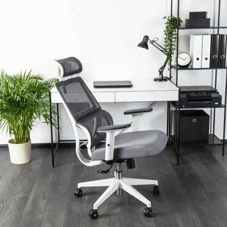 Fotel Obrotowy NICKI Szary