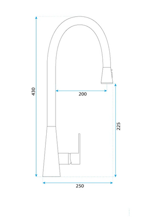 BATERIA KUCHENNA MILD CZARNA/RÓŻOWE ZŁOTO