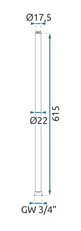PRZEDŁUŻKA 60cm DO ZESTAWU ZŁOTY