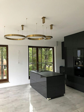 MOOSEE lampa wisząca RING 80 złota