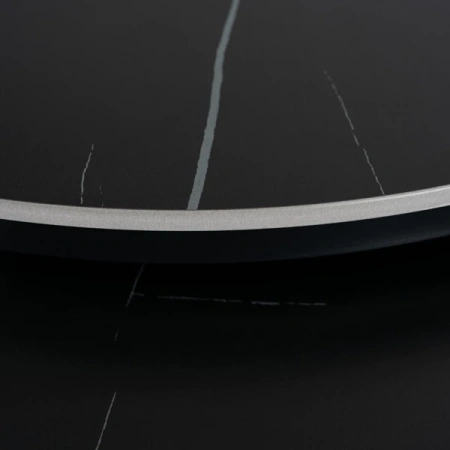 Zestaw Stolików JERRY Czarny Marmur/Czarny