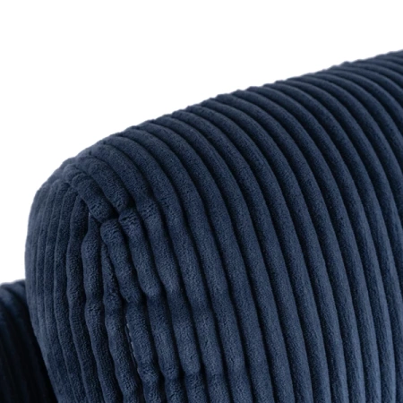 Fotel TORRES Granatowy Sztruksowy