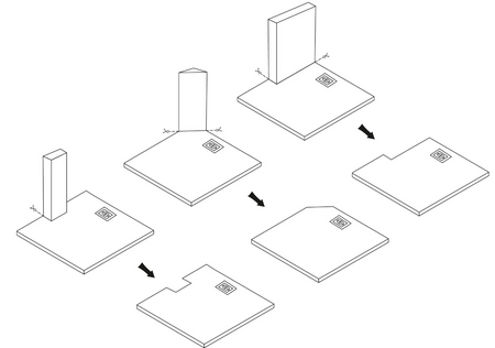 BRODZIK BAZALT GREY 90x90