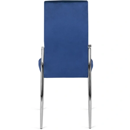 Krzesło MOLLY Granatowe Welurowe