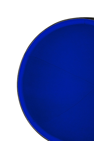 Fotel BALL BLACK niebieski - włókno       szklane, metal