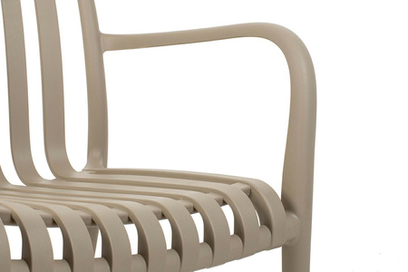 MODESTO krzesło STRIPS ARM beżowe