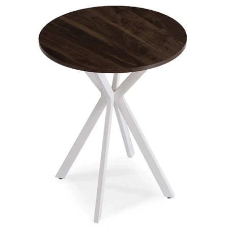 Stół LAUREN 60 cm Orzech/Biały