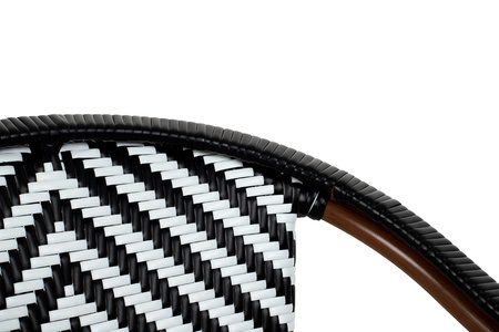 Krzesło ogrodowe CAFE AZURE biały /       czarny