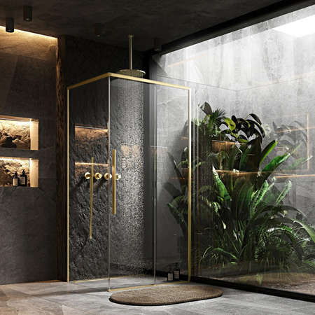 KABINA SOLAR BRUSH GOLD 90x90