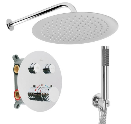 ZESTAW NATRYSKOWY PODTY LUNGO DIAMOND CHROM TERMOS