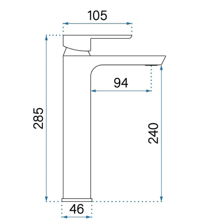 BATERIA UMYWALK MY2021-21RGG ARGUS MIEDŹ SZCZ WYSO
